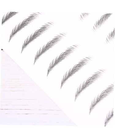 BIUDECO 4 Sheets Pairs Eyebrow Sticker Eyebrow Makeup Tools Eyebrows for Women Eyebrow Waterproof Black - Buy Online on GoSupps.com