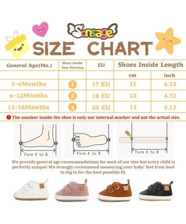 Sonsage Infant Baby Oxford Shoes | Anti-Slip Lace-Up Sneakers for Boys and Girls | Soft Rubber Sole | 0-6 Months - Buy Online on GoSupps.com