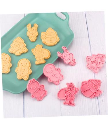 Ciieeo 6pcs Biscuit Mold Biscuits Ice Cake Mold Cake Kit Cookie Mold Push Type Baking Tools 3D - Buy Online on GoSupps.com