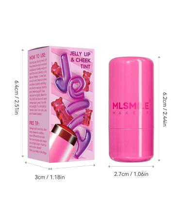 Buy 2PCS Cooling Water Jelly Tint Blush Stick | Moisturizing Natural Cheek & Lip Makeup | Long-lasting Coral & Berry Blusher | International Shipping Available - Buy Online on GoSupps.com