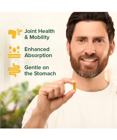 VAHDAM Extra Strength Turmeric Ginger Supplement with 1500mg Curcuminoids per Serving | Added Piperine for Better Absorption | Supports Joint Health and Mobility | 90 Veg Capsules - Buy Online on GoSupps.com