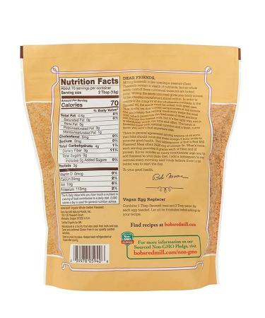 Bob's Red Mill Organic Brown Flaxseed Meal 32 oz - Premium Quality Superfood - Buy Online on GoSupps.com