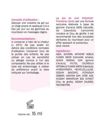 Ineldea Pediakid First Teeth Gel 15 ml 15 ml - Buy Online on GoSupps.com