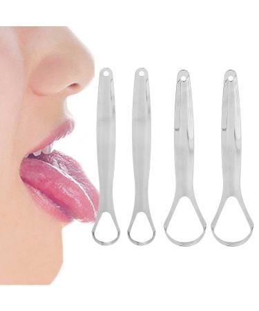 Buy Adult Tongue Scraper 2 Pack - Portable Reusable Stainless Steel Breath Freshener | International Shipping Available - Buy Online on GoSupps.com