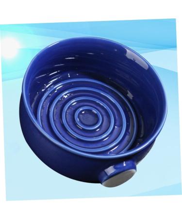 Buy Minkissy Antique Shaving Soap Bowl - Vintage Ceramic Travel Container for Shaving Foam & Razor Brush - Buy Online on GoSupps.com