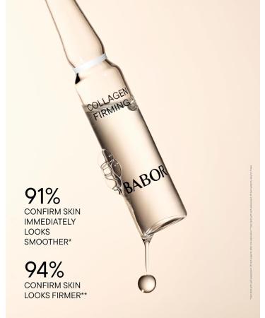 BABOR Collagen Firming Ampoule Concentrate Collagen Skincare Capsule Anti Aging Serum Increase Elasticity Firming and Lifting 7 Day Treatment Collagen Firming- New and Improved - Buy Online on GoSupps.com