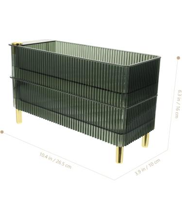 Box Camping Egg Holder Deviled Egg Holder Refrigerator Household Egg Container Tall Feet re-usable Green 26.5X16X10CM - Buy Online on GoSupps.com