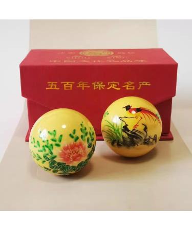 Unbit Baoding Balls - Stress Relief & Relaxation Therapy | Chinese Fitness Finger Exercise Stress Balls (Color: C) - Buy Online on GoSupps.com