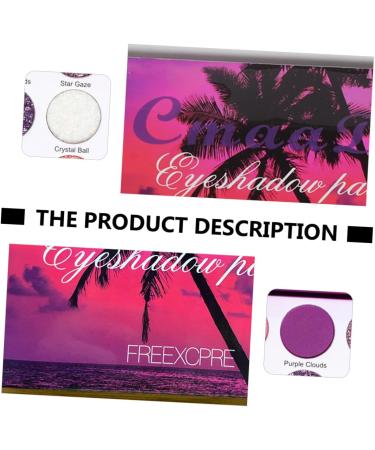 BELLIFFY 1 Box Eyeshadow Palette Glitter Eye Shadow Makeup Palette Makeup Pallet Colorful Plastic - Buy Online on GoSupps.com