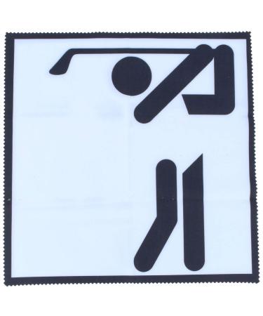 Motif microfibre towel - A sporty golfer