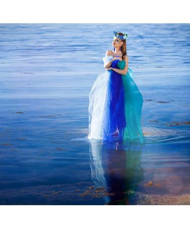 Navy Blue Butterfly Crown Headband | Floral Garland Hair Wreath - Buy Online on GoSupps.com