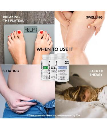 3X Youth & Tonic Belly Bloating Pills for Debloating & Colon Cleanse | Activated Charcoal, Coconut, Peppermint Oil, Senna Leaf | 150 Capsules - Buy Online on GoSupps.com