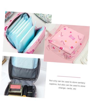 Healifty 4-Piece Tote and Napkin Storage Bag Organizer Set for Women - Travel Wallet, Make up, and Feminine Items Organization - Buy Online on GoSupps.com