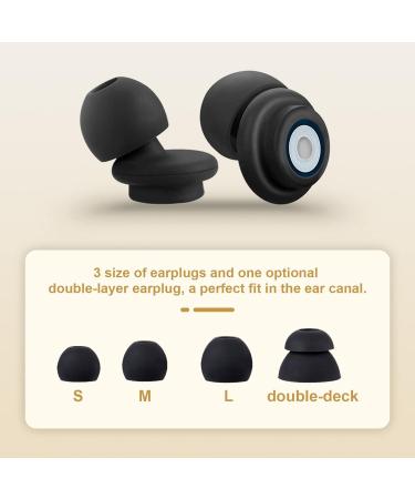 Super Soft Reusable Silicone Ear Plugs for Sleeping - Noise Cancelling Hearing Protection with Case - Ideal for Sleep, Snoring, Travel, Concerts, Construction - Flexible and Comfortable - Buy Online on GoSupps.com