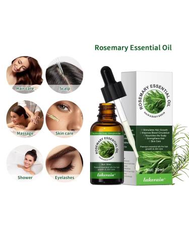 100% Pure Organic Rosemary Oil for Hair Growth & Skin Care - Natural Hair Oil - Buy Online on GoSupps.com