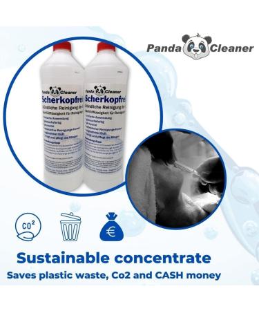 Pandacleaner Scraping Cleaner Refill Liquid - 2000ml - Compatible with Braun CCR Cartridges - Buy Online on GoSupps.com