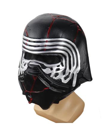 Gaweco Star Series Kylo-Ben Solo Mask Latex Helmet Cosplay Halloween Kylo With Blood Scar
