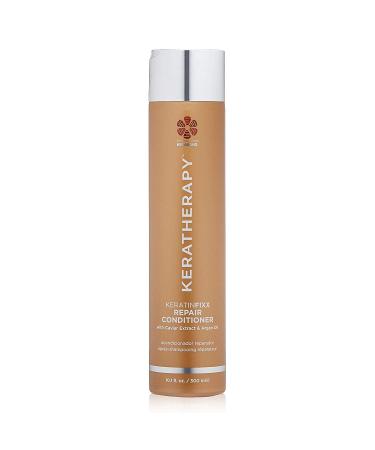 KERATHERAPY Keratin Infused KeratinFIXX Repair Conditioner  10.1 fl. oz.  300 ml - Repair Conditioner for Dry  Damaged or Frizzy Hair with Caviar Extract  Argan Oil & Kerabond to Repair Breakage