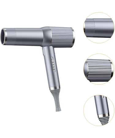 FashionCha Hair Dryer Hair Tool Mini Air Blower with Nozzle for Fine Thick Natural Wave Frizzy Hair gray 3 Nozzle - Buy Online on GoSupps.com
