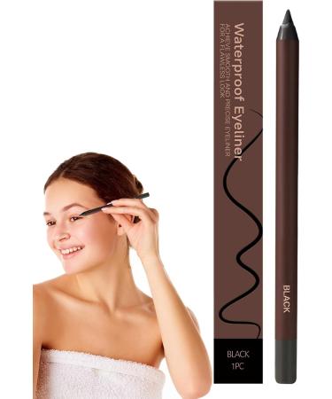 Crayon Pour Les Yeux | 2 en 1 Tenue Longue Aiguisable Stylo Eye Liner Application Douce Maquillage de Beaut Tenue Longue Stylo pour les Sourcils pour les Femmes et les Filles au Quotidien Noir - Buy Online on GoSupps.com
