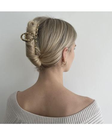 Medium Gold Butterfly Hair Claws 5-Pack - Pretty Leopard Print Jaw Claws for Women - Gift for Her - 5 Count - Buy Online on GoSupps.com