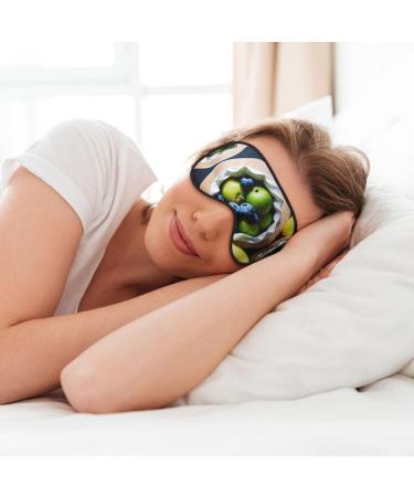 Fruit Picture Sleep Mask - Adjustable Breathable & Fashionable Eye Mask for Comfortable Sleep | International Shipping Available - Buy Online on GoSupps.com