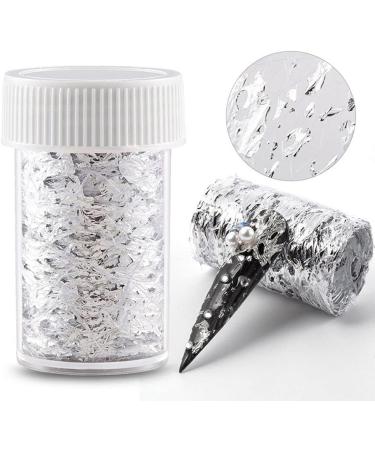 UV Sticker Nail Decorating Manicure Nail Foils 3D Gold Flakes Nail Art Foils Gold Silver Foil Mesh(Green Foil Gold Mesh) - Buy Online on GoSupps.com