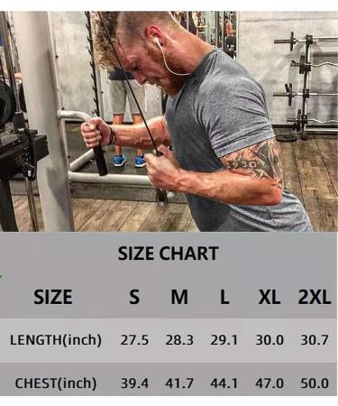 Men's 3-Pack Dry Fit Moisture Wicking Workout T-Shirts - Black, Dark Gray, Army Green - Large - Buy Online on GoSupps.com