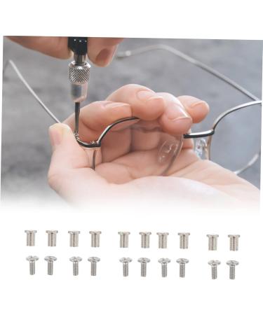 Lurrose Glasses Repair Screws - 2 Sets of Small Replacement Screws for Glasses Accessories | 3 Sizes (0.3x0.1cm) - International Shipping - Buy Online on GoSupps.com