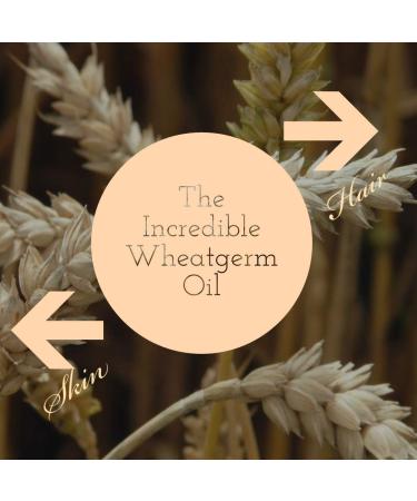 Pure Wheatgerm Oil 200ml - Cold Pressed Triticum Vulgare | Premium Natural Skincare Oil for Healthy Skin & Hair - Buy Online on GoSupps.com