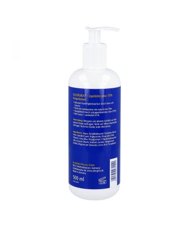 Allergika Lipolotio Urea 10% 500ml - Moisturizing Lotion for Dry Skin | International Shipping Available - Buy Online on GoSupps.com