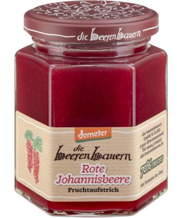 Die Beerenbauern Set of 6 organic red blackcurrant spreads (6 x 200 g) - Buy Online on GoSupps.com