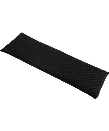 Microwavable Lavender Wheat Bags Corduroy Microwave Heat Pack for Back Neck Joints and Shoulder Pain Relief 44cmx13cm (Black) Corduroy Black - Buy Online on GoSupps.com