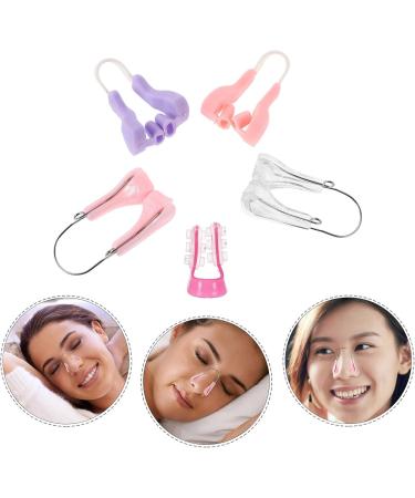 SHERCHPRY Lot de 5 Pinces-nez en Silicone Doux Petit Format pour Remodelage Discret du Nez Usage Jour et Nuit pour Femmes et Hommes Usage Quotidien - Buy Online on GoSupps.com