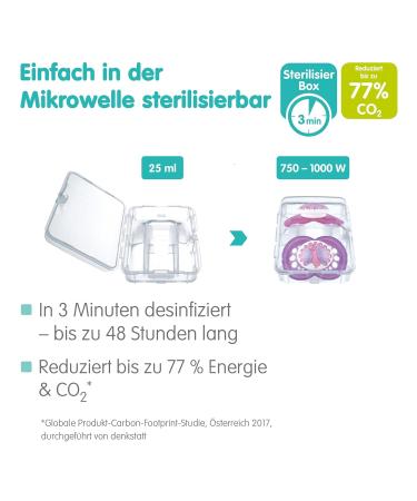 MAM Original Day & Night Silicone Pacifier for 0-6 Months - Tooth-Friendly 3 Sterilization Boxes - International Shipping - Buy Online on GoSupps.com