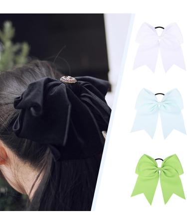 Guangcailun Hair Bobbles With Bow Practical Gifts For Girls Lightweight And Soft Polyester Bow Hair Scrunchies Bow Hair Bobbles 10 - Buy Online on GoSupps.com