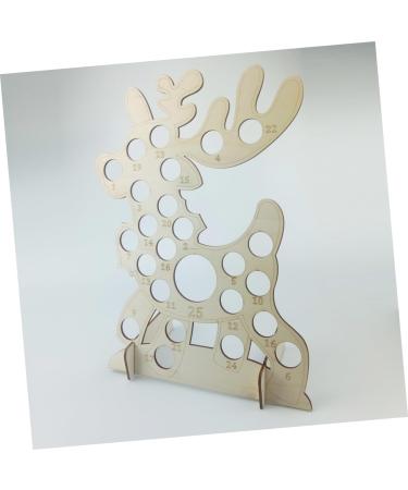 RORPOIR 1pc Chocolate Advent Calendar Christmas Table Decorations Xmas Chocolate Rack Wooden Ornaments - Buy Online on GoSupps.com