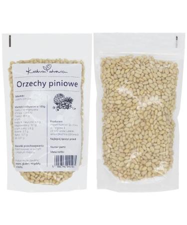 Kuchnia Zdrowia Whole Pine Nuts - High Quality Snack in Leak-Proof Zipper Doypack (500g) - Delicious & Nutritious - International Shipping - Buy Online on GoSupps.com