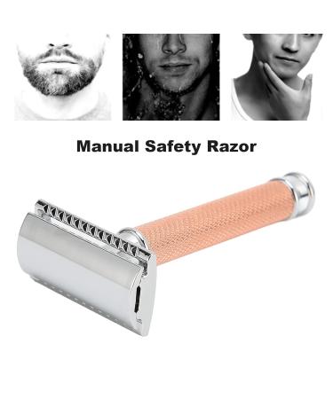 Buy Safety Manual Razor - Men's Double Edge Beard Shaver Handle with Base (No Blade) - Premium Quality for Precision Shaving - Buy Online on GoSupps.com
