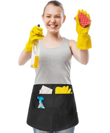 Waterproof Hair Stylist Apron with 5 Pockets | Bleach-Proof Barber Apron for Men & Women - Ideal for Salons & Cosmetology - Buy Online on GoSupps.com