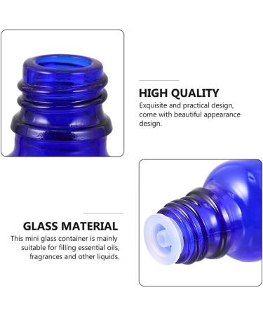 FRCOLOR 12pcs Blue Essential Oil Dropper Bottles - Refillable Cosmetic & Perfume Containers - 0.3 oz Glass Travel Bottles - Buy Online on GoSupps.com