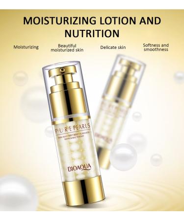 Bioaoua Pure Pearls Eye Cream Essence - Skin Silky & Flawless | Moisturizing & Oil Control - 35g - Buy Online on GoSupps.com