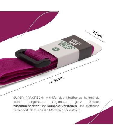 Shop Bodhi Yoga Mat Strap | Universal Velcro Strap in 7 Colors for Gymnastics & Fitness Mats - Buy Online on GoSupps.com