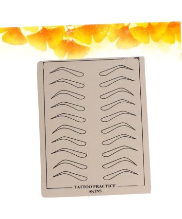FOMIYES 18 Sheets Eyebrow Practice Skin Eyebrow Microblading Skin Fake Skin Cosmetic 6 Pcsx3pcs Picture 1x3pcs - Buy Online on GoSupps.com