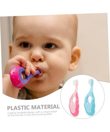 FRCOLOR 8 Pcs Baby Toothbrush Set - Hard Hat Cap Liner Manual Infants Brush for Travel - Safe & Portable Children's Products - Buy Online on GoSupps.com