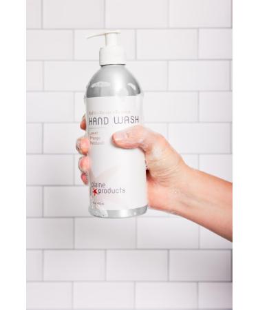 Plaine Products Eco-Friendly Citrus Lavender Hand Soap for Sensitive Skin - 16 oz Refillable Bottle - Buy Online on GoSupps.com
