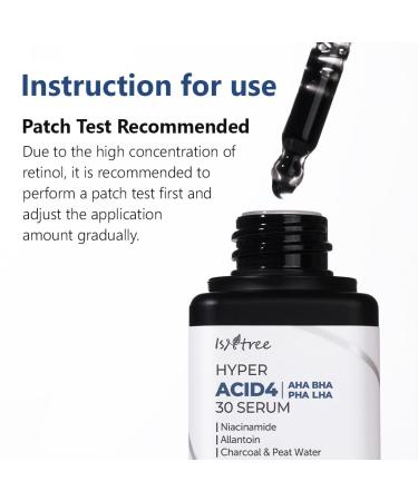 ISNTREE Hyper Acid 4 Serum 20ml | AHA BHA PHA LAH | Gentle Wash-off Chemical Exfoliant | Korean Skincare - Shop Internationally - Buy Online on GoSupps.com
