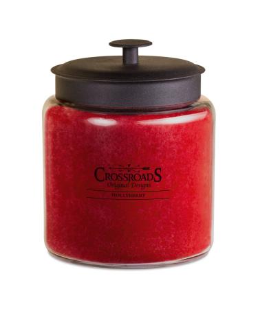 Crossroads Hollyberry Scented 4-Wick Candle 96 Ounce