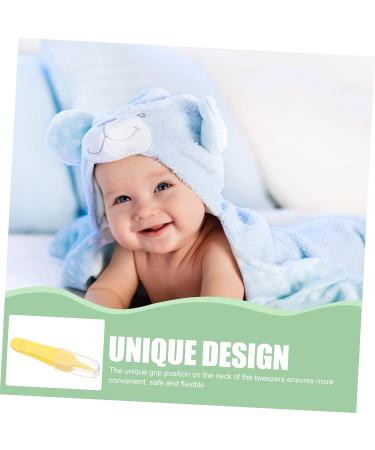 20-Piece Healeved Precision Tweezers Set for Baby Cleaning Supplies - Pink Round Head Booger Clip - Assorted Colors - Pack of 4 Medium Tweezers - Buy Online on GoSupps.com