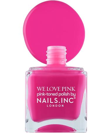Nails.INC Pink Before You Speak Nail Polish Hot Pink - Buy Online on GoSupps.com